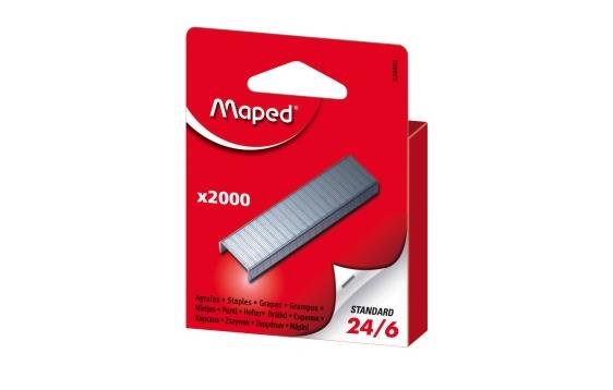 402026  324402 Heftestift MAPED 24/6 blister (2000) 